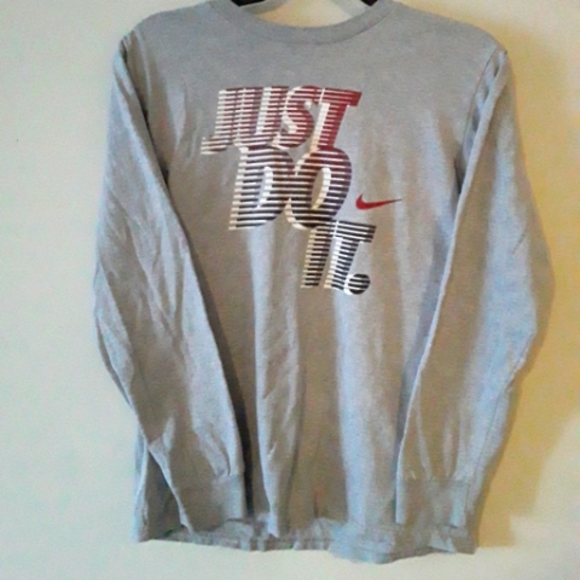 Nike Classic Just Do It Teen Unisex LongsleeveTee - Picture 3 of 12